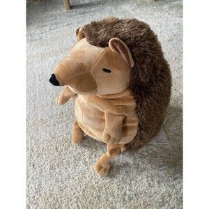 NWT NEW Shinada Global Mochi-Hari Hedgehog Brown Plush Doll